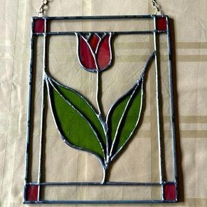 Custom Stain Glass Plaque